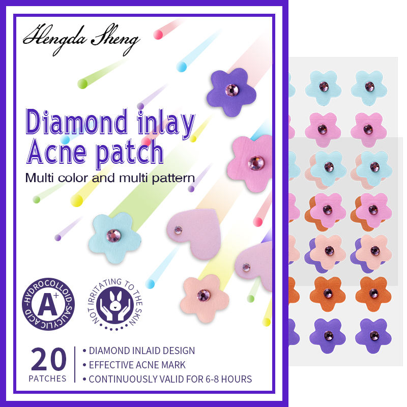 OEM Star and Heart Shape Pimple Remove Patch Hydrocolloid Acne Absorbing Cover Patches Acne