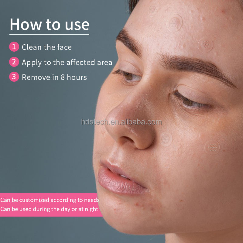 Micro Needle Patch Manufacturers' Invisible Spot Remover Effective Circle Shape for Pimple Patch Treatment