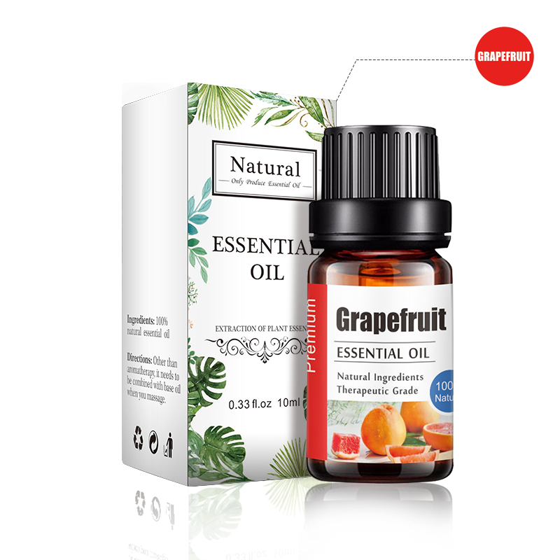 Wholesale Natural Grapefruit Aromatherapy Essential Oil, OEM Essential Oils with Personal Label 066
