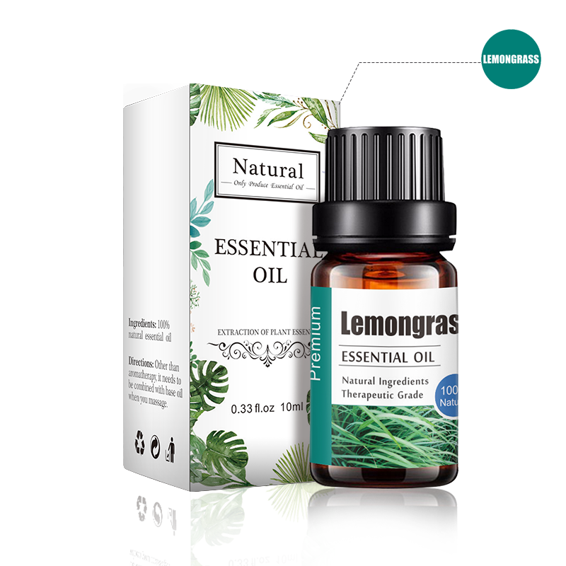 Organic Lemongrass Aromatherapy Essential Oil, OEM & ODM Essential Oils with Private Label 061